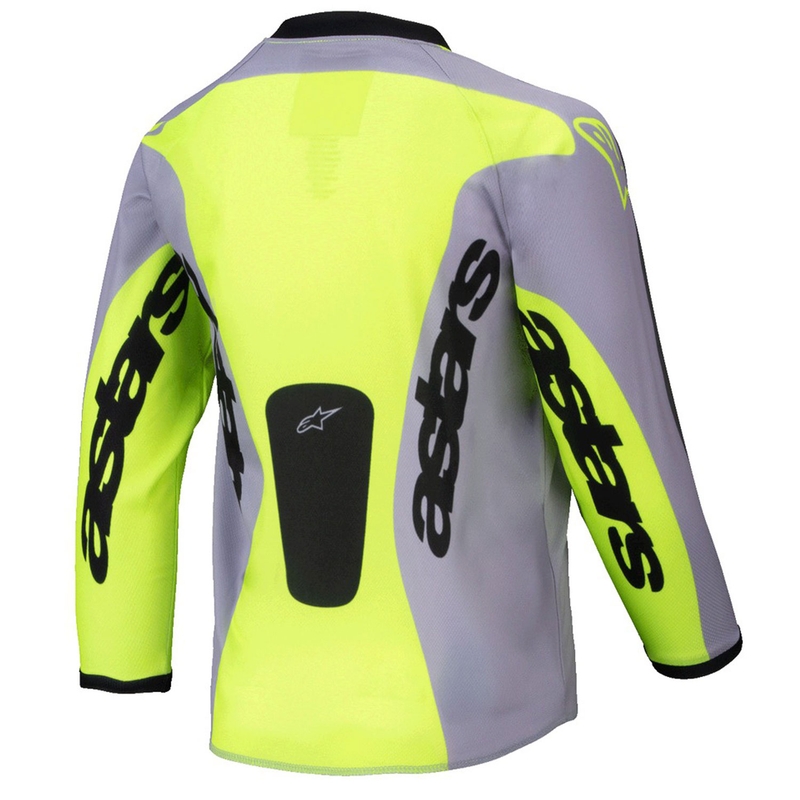 Alpinestars Racer Veil gyerek motocross mez szürke-fluo sárga