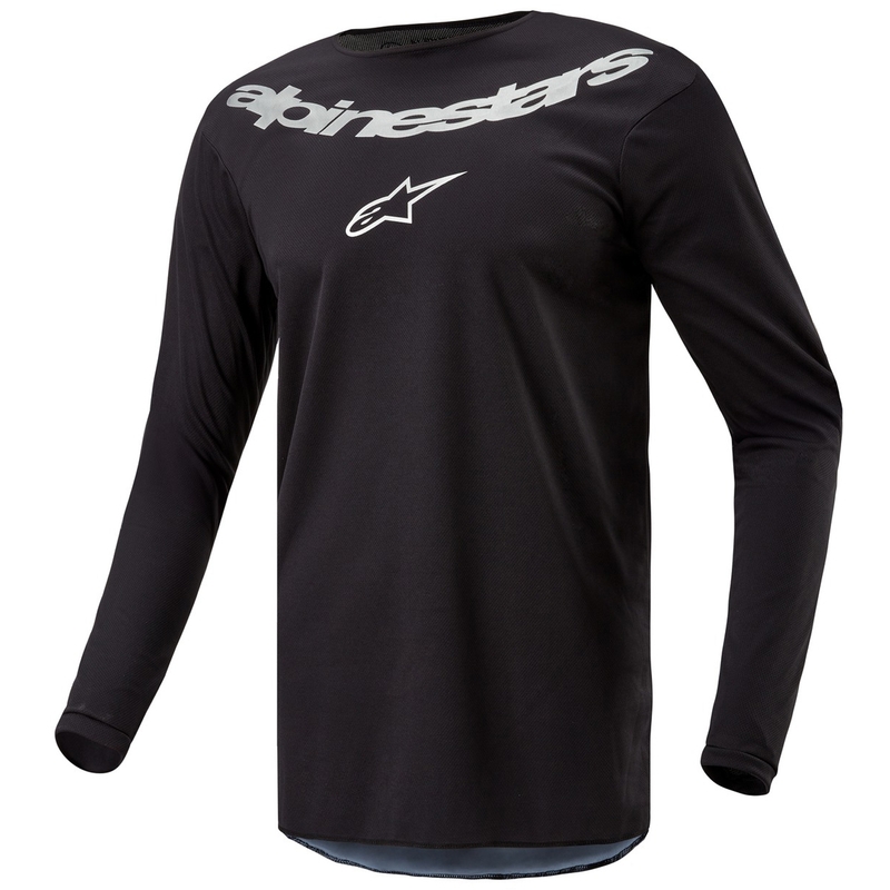 Alpinestars Fluid Lucent motocross mez fekete-ezüst