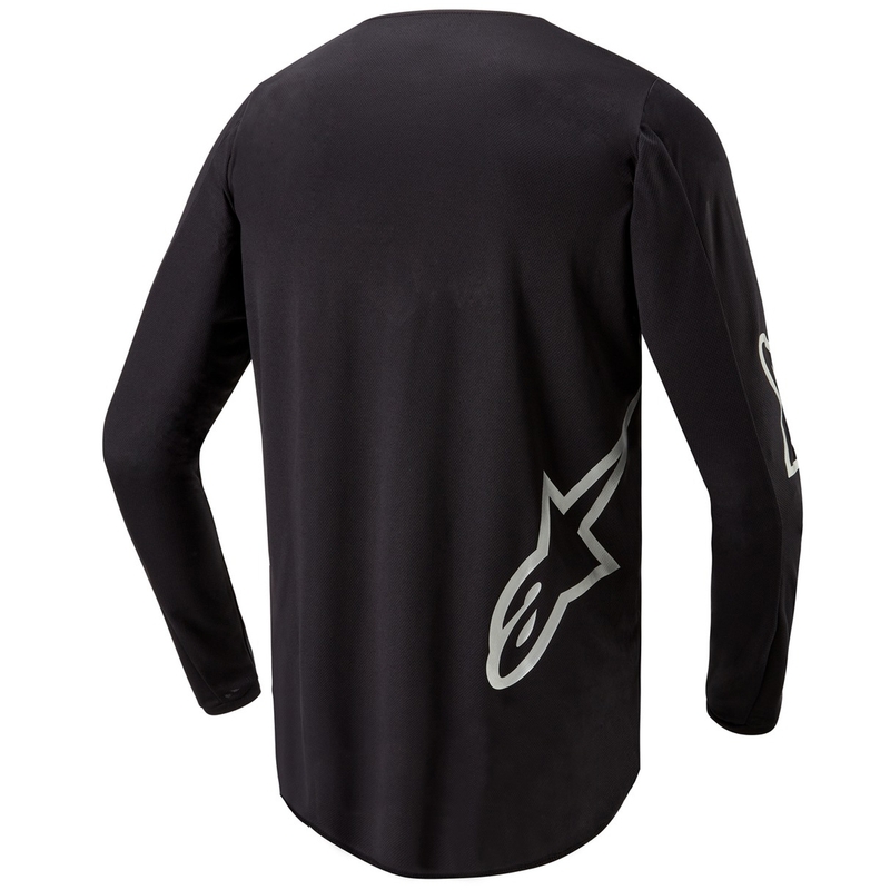 Alpinestars Fluid Lucent motocross mez fekete-ezüst