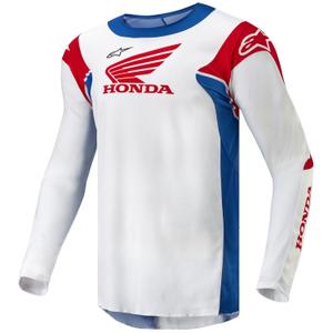 Alpinestars Racer Iconic Honda kollekció motocross mez fehér-kék-piros-fekete