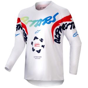Alpinestars Racer Hana gyerek motocross mez fehér színű