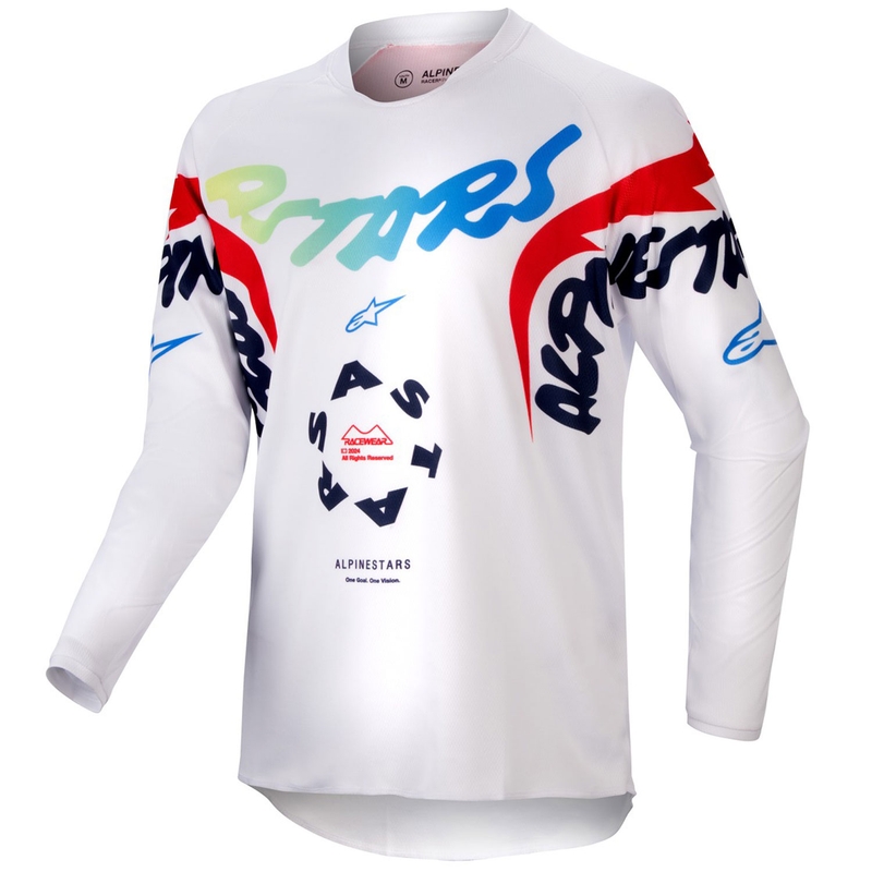 Alpinestars Racer Hana gyerek motocross mez fehér színű