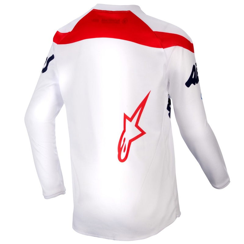 Alpinestars Racer Hana gyerek motocross mez fehér színű