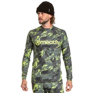 Meatfly Avery férfi thermo póló kék-zöld camo
