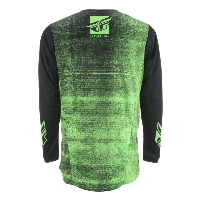 Motocross mez FLY Racing Kinetic NOIZ 2019 - USA fekete-fluo zöld akció kiárusítás