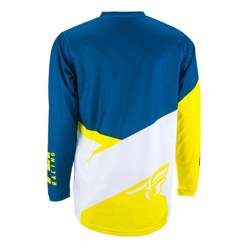 FLY Racing F-16 Motocross Jersey 2019 - USA sárga-fehér-kék akció kiárusítás