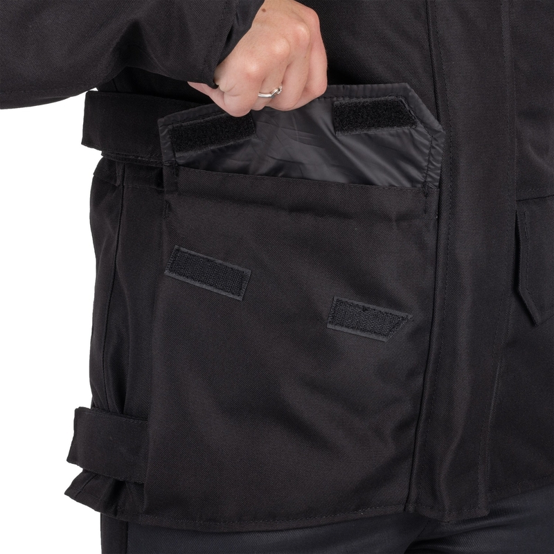 Oxford Spartan Long WP női motoros kabát fekete