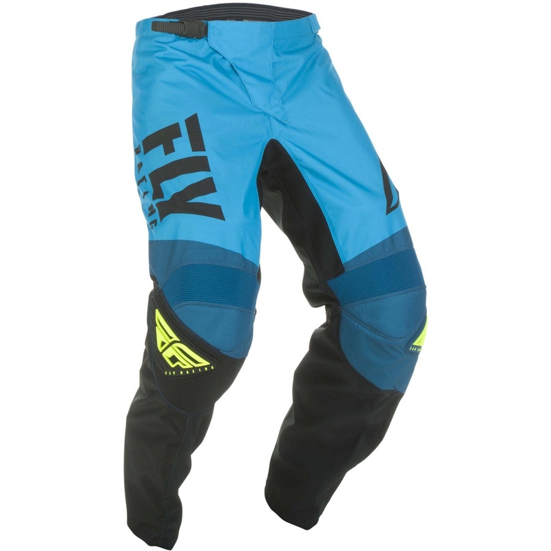 Motocross Pants FLY Racing F-16 2019 - USA Kék-Fekete-Fluo Sárga Akció kiárusítás