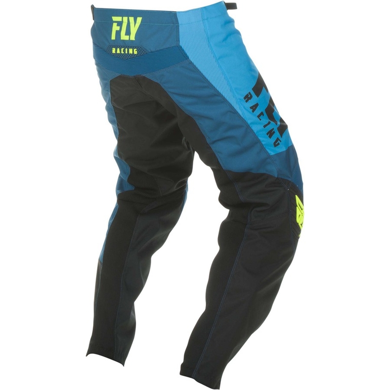 Motocross Pants FLY Racing F-16 2019 - USA Kék-Fekete-Fluo Sárga Akció kiárusítás