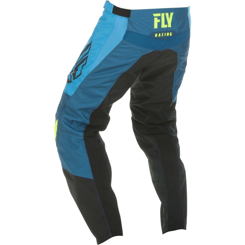 Motocross Pants FLY Racing F-16 2019 - USA Kék-Fekete-Fluo Sárga Akció kiárusítás