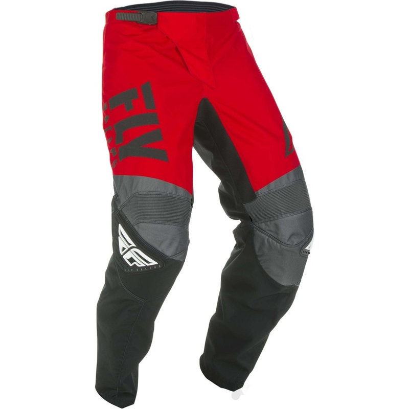 Motocross Pants FLY Racing F-16 2019 - USA piros-fekete-szürke akció kiárusítás
