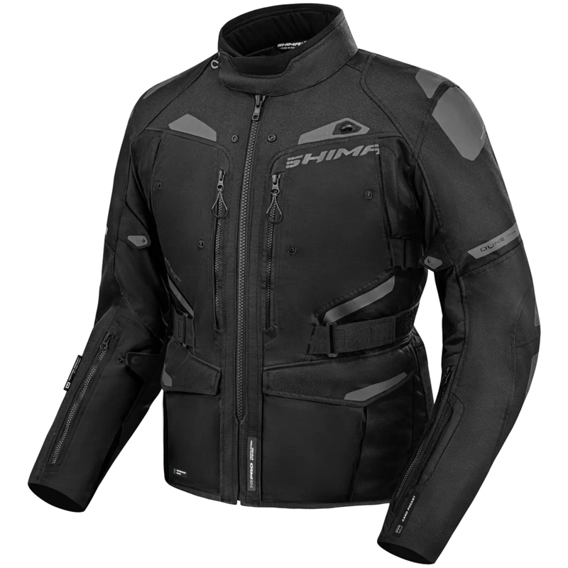 Shima Dune motoros kabát fekete