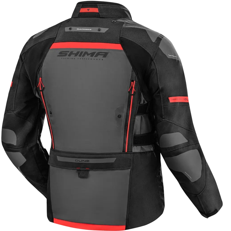 Shima Dune motoros kabát piros