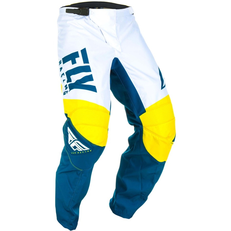Motocross Pants FLY Racing F-16 2019 - USA sárga-fehér-kék akció kiárusítás