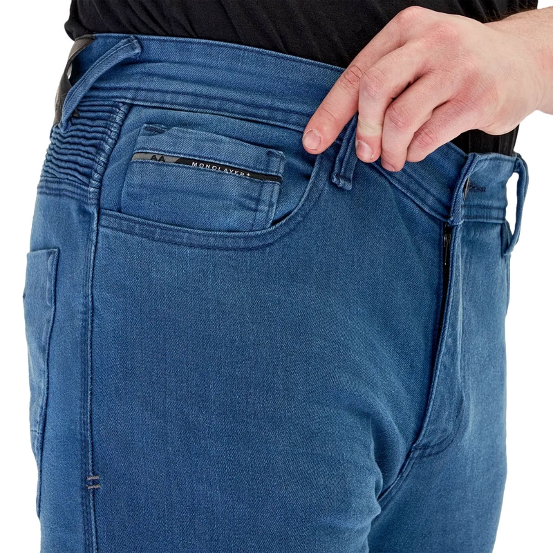 Shima Zenith motoros farmernadrág kék