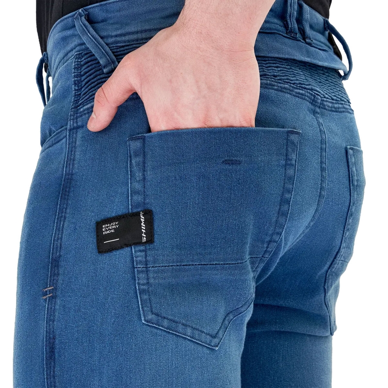 Shima Zenith motoros farmernadrág kék