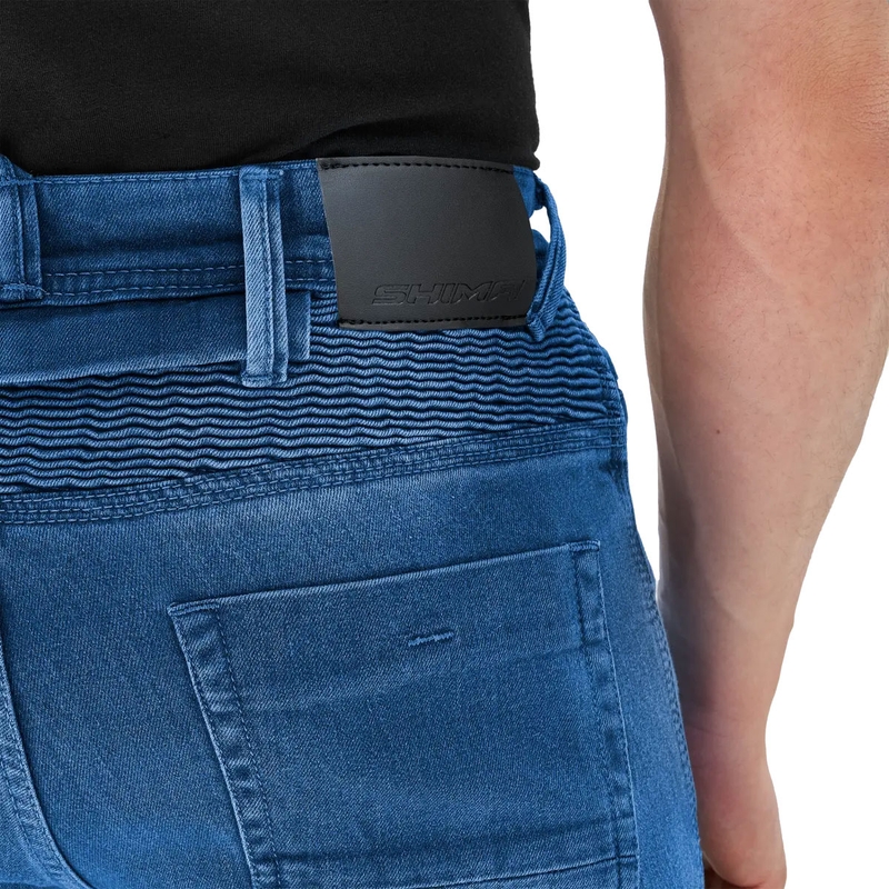 Shima Zenith motoros farmernadrág kék