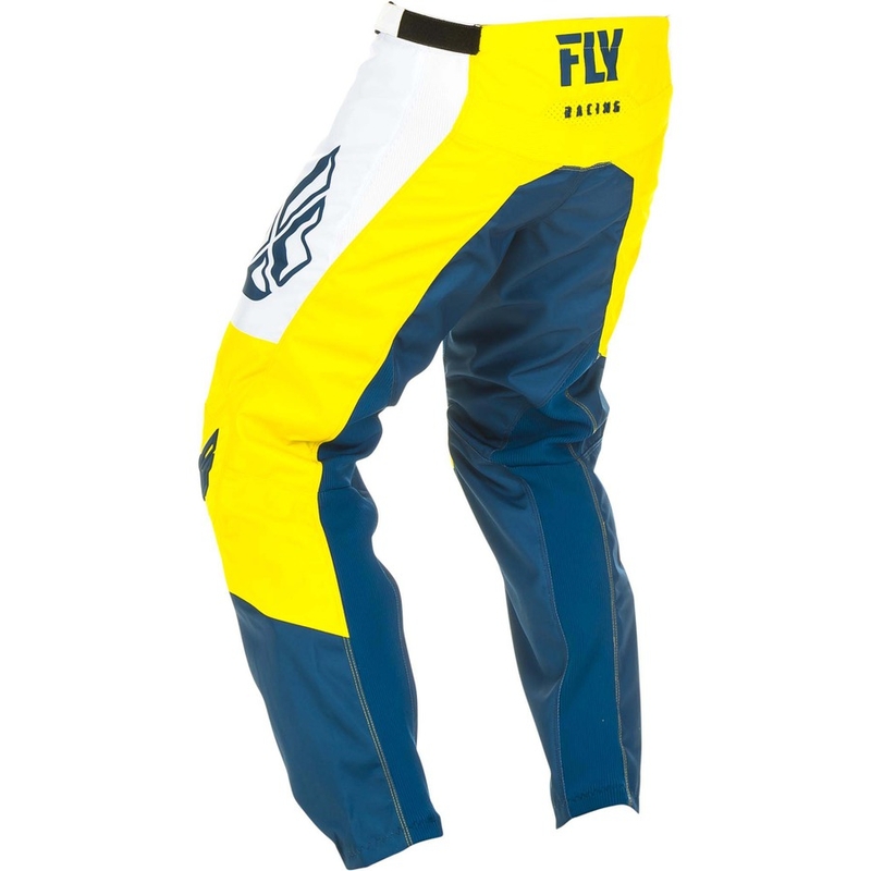 Motocross Pants FLY Racing F-16 2019 - USA sárga-fehér-kék akció kiárusítás