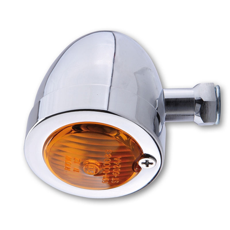 Highsider Smart Bullet Flat irányjelző motorkerékpárhoz króm