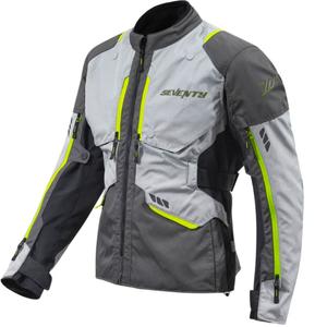 Seventy Degrees SD-JT67 Tanami motoros kabát fekete-szürke-fluo sárga