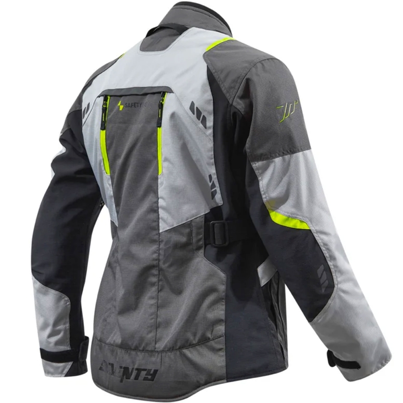 Seventy Degrees SD-JT67 Tanami motoros kabát fekete-szürke-fluo sárga