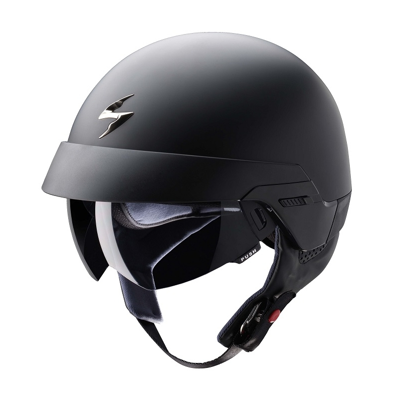 Motoros sisak Scorpion EXO-100 fekete matt - II.