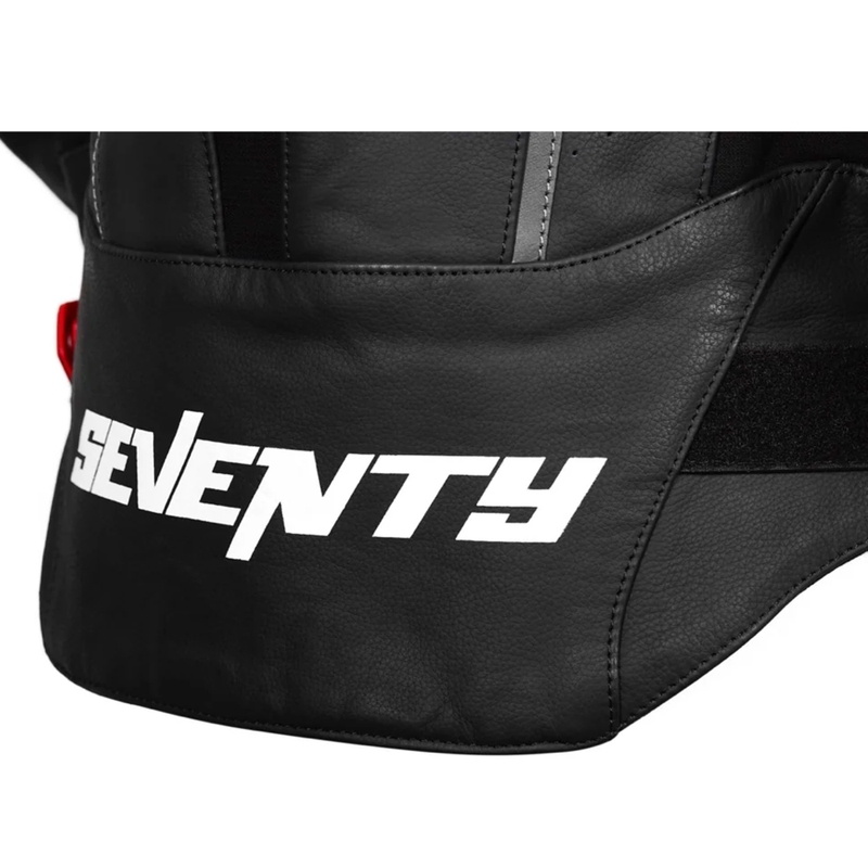 Seventy Degrees SD-JL24 Spoiler motoros bőrkabát fekete-piros