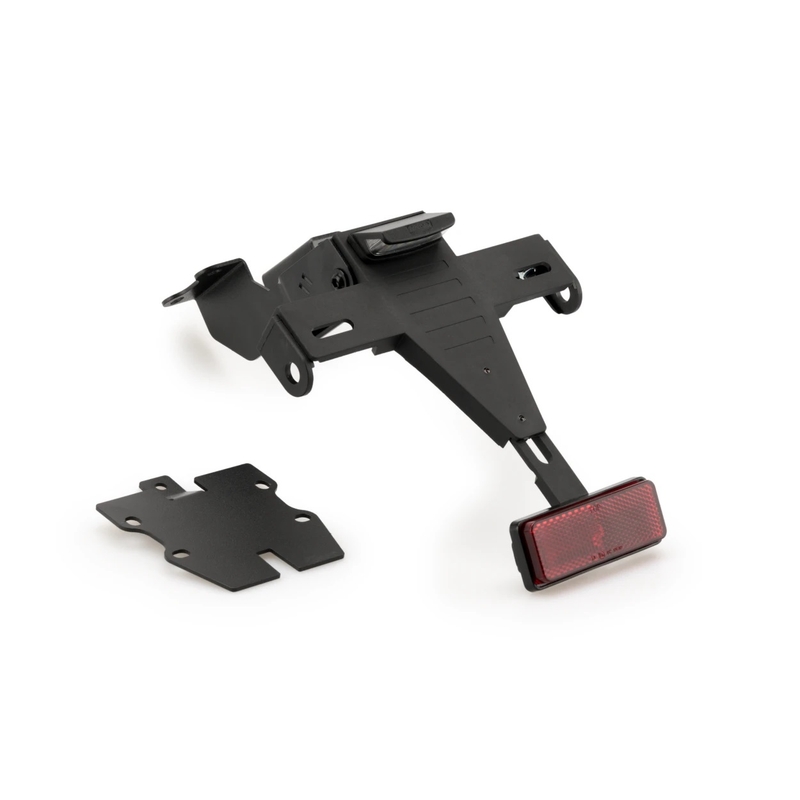 Adjustable license support PUIG fekete részére YAMAHA YZF-R7 2022-2024