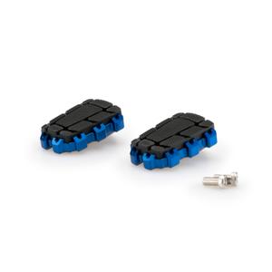 Footpegs without adapters PUIG ENDURO 2.0 20851A kék with rubber