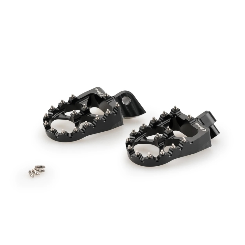 Lábtartók PUIG OFF-ROAD fekete részére YAMAHA XTZ 700 Tenere 700 2021-2026