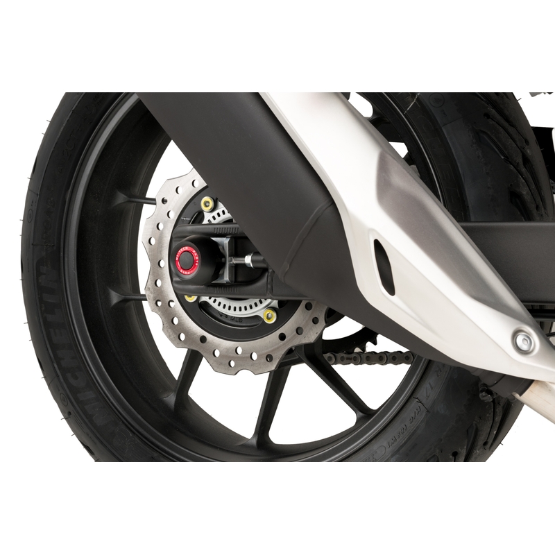 Axle sliders PUIG PHB19 fekete without color caps, rear részére HONDA CB 750 Hornet 2023-2026