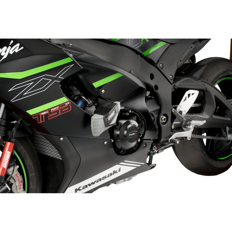 Frame sliders PUIG PRO 2.0 fekete részére KAWASAKI ZX-10R / RR Ninja 1000 2011-2026
