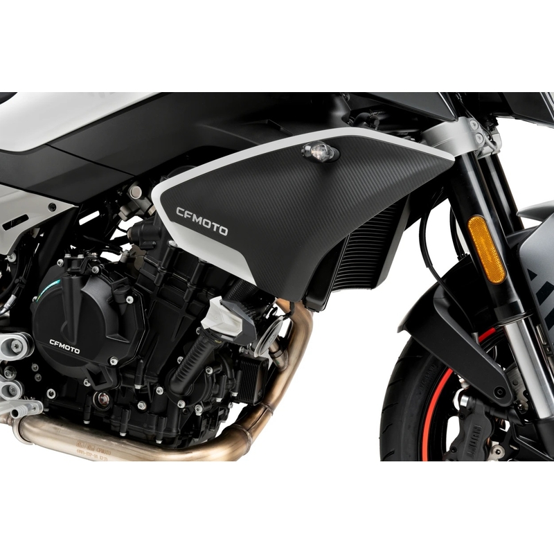 Frame sliders PUIG R19 black with grey rubber