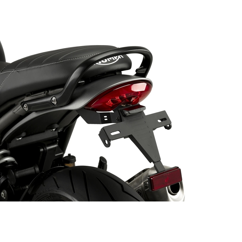 Adjustable license support PUIG fekete
