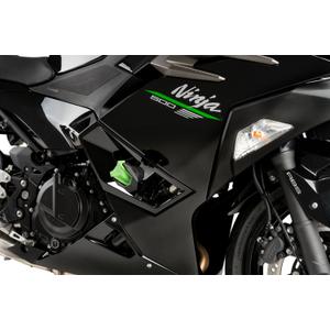 Frame sliders PUIG R19 22025N black with grey rubber