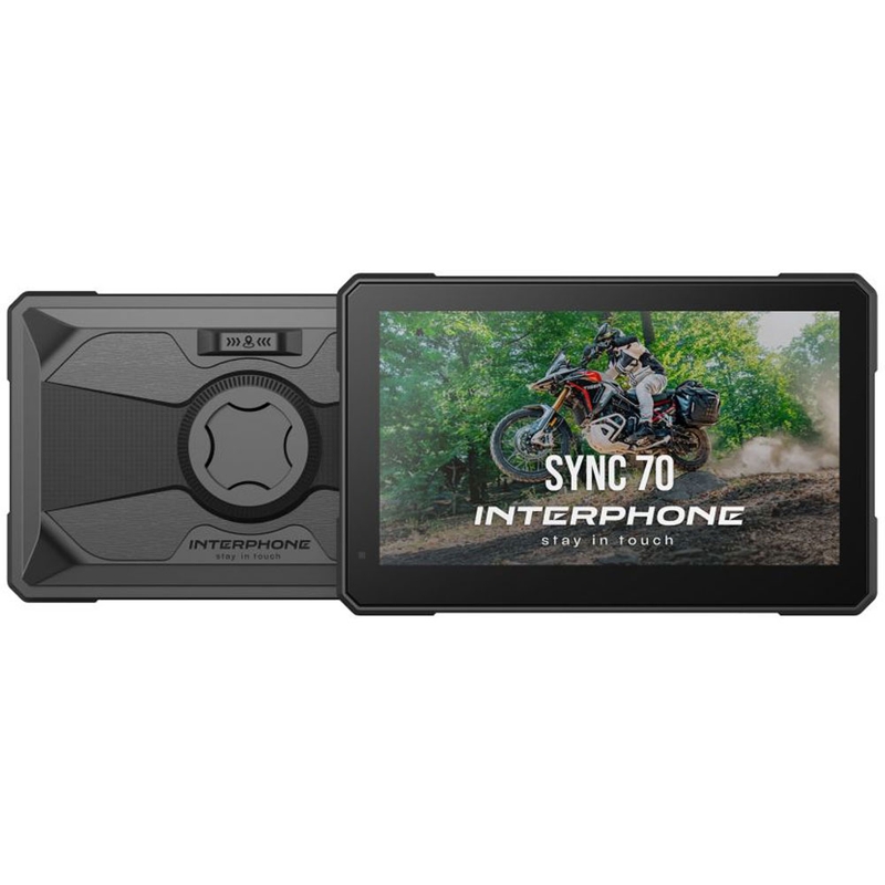 Interphone RIDESYNC70 Apple CarPlay és Android Auto kijelző motorkerékpárokhoz