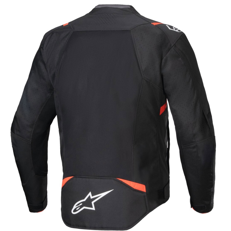 Alpinestars T-SPS Air V2 motoros kabát fekete-fluo piros