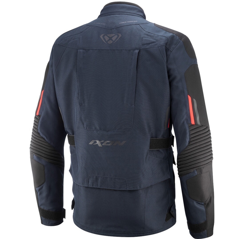 IXON Midgard motoros kabát kék-fluo piros