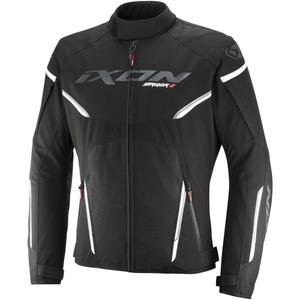 IXON Striker 2 motoros kabát fekete-fehér