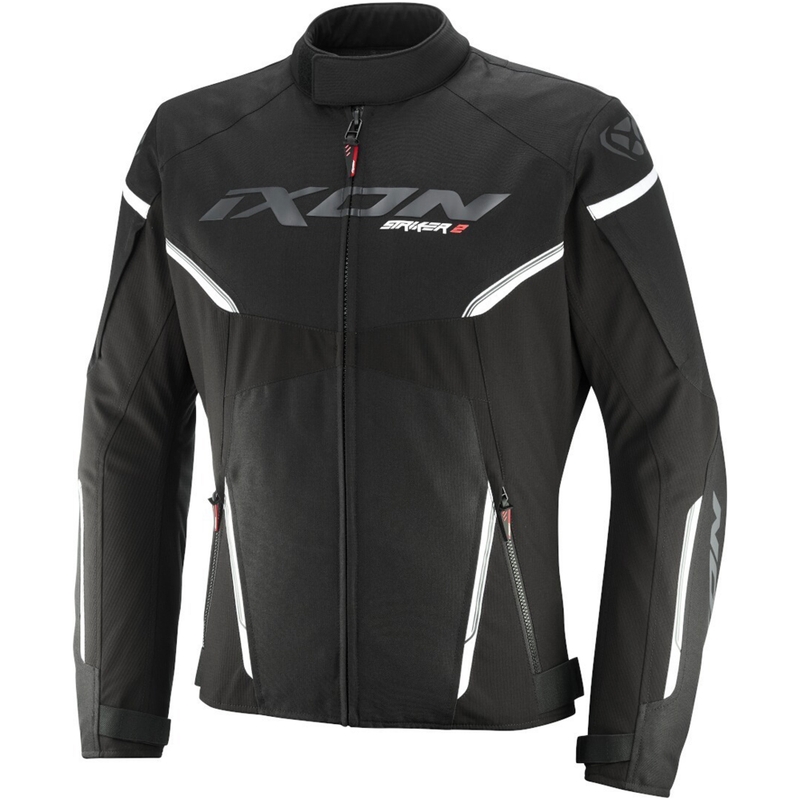 IXON Striker 2 motoros kabát fekete-fehér