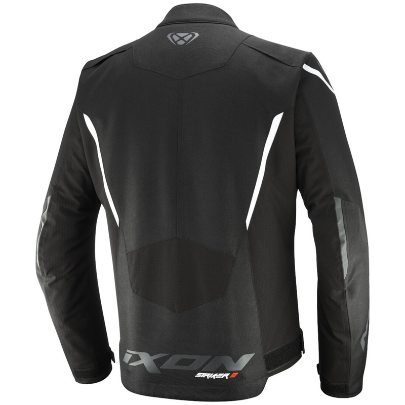 IXON Striker 2 motoros kabát fekete-fehér