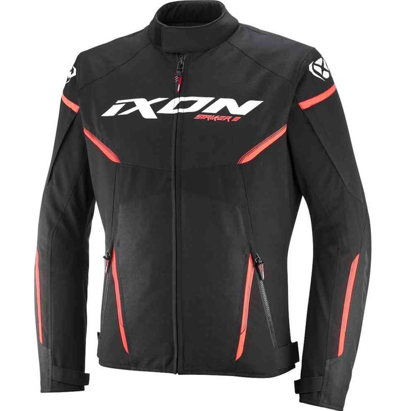 IXON Striker 2 motoros kabát fekete-fehér-piros