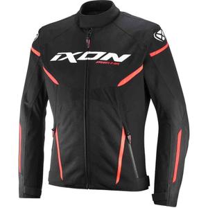 IXON Striker 2 Air WP motoros kabát fekete-fehér-piros
