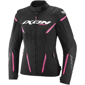 IXON Striker 2 Lady női motoros kabát fekete-rózsaszín
