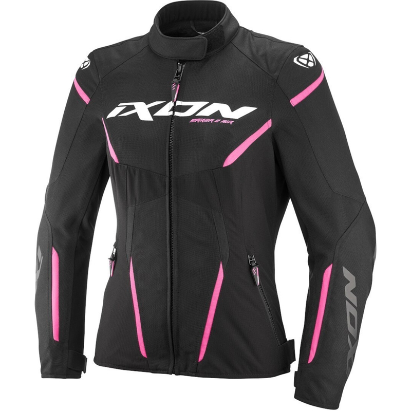 IXON Striker 2 Air WP Lady női motoros kabát fekete-rózsaszín