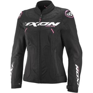 IXON Ionix Lady női motoros kabát fekete-rózsaszín