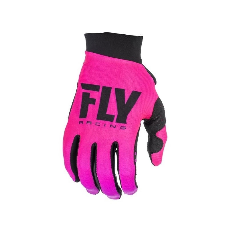 Női Motocross Kesztyű FLY Racing PRO LITE 2019 - USA fekete-rózsaszín akció kiárusítás
