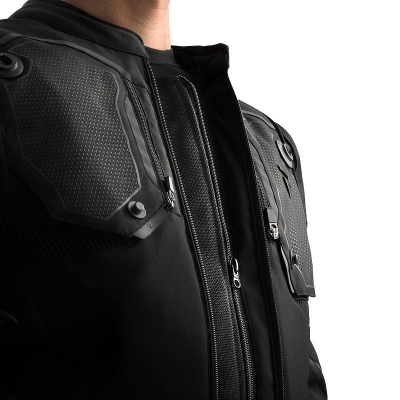 Rebelhorn Borg II motoros kabát fekete