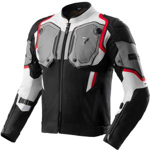 Rebelhorn Borg II motoros kabát fekete-szürke-piros