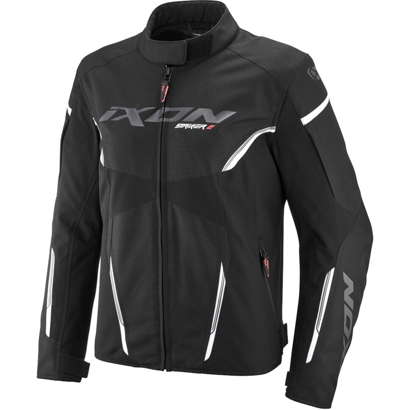 IXON Striker 2 C-Sizing motoros kabát fekete-fehér